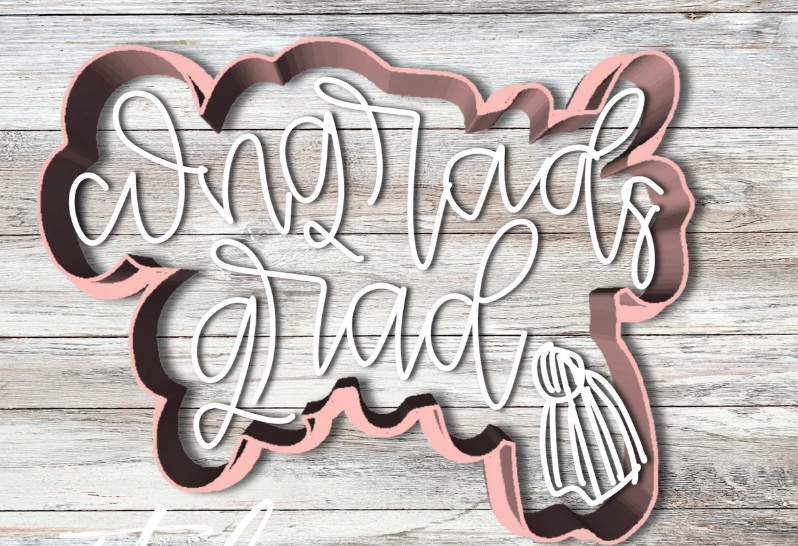 Congrads Grad! Digital Cookie Cutter