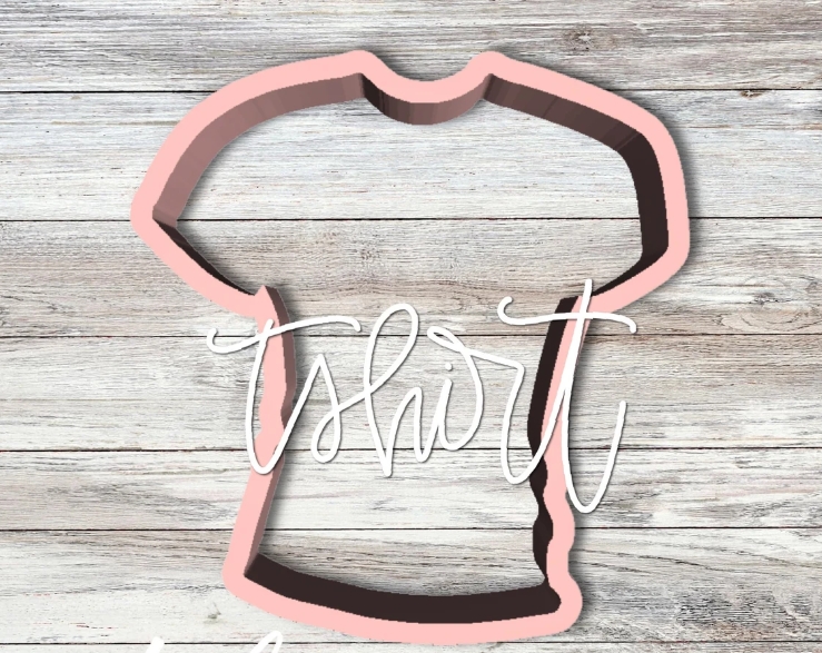 T Shirt Digital Cookie Cutter 